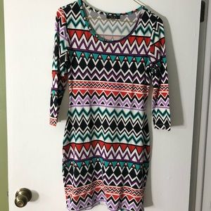 Small Deb patterned dress